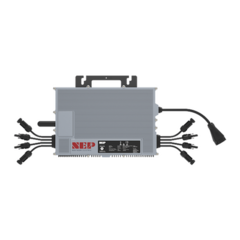 NEP Microinversor 2 Kw, 220 Vca, para Interconexión a Red Eléctrica con WIFI, IP67, Conexión para Cable Troncal, Para 4 Módulos de Hasta 750 W BDM2000