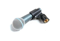 Shure BETA 58A Micrófono Dinámico para Voz - Calidad de sonido superior para performances en vivo y estudios de grabación