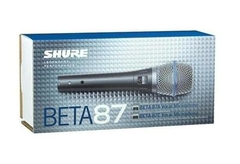 Shure BETA 87A - Micrófono Condensador para Voz - Gran Calidad de Sonido - Ideal para Presentaciones y Grabaciones Profesionales en internet