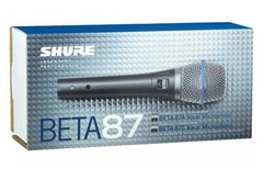 Image of Shure BETA 87C Micrófono Condensador para Voz - Calidad Superior con Patrón Supercardioide - Ideal para Presentaciones en Vivo y Grabaciones en Estudio