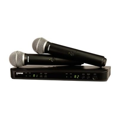 Shure BLX288/PG58-J11 - Sistema inalámbrico doble para voz con micrófonos de mano - Potente y de calidad profesional - comprar en línea