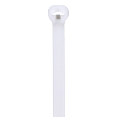 PANDUIT Cincho de Nylon 6.6 Dome-Top® Con Lengüeta de Bloqueo de Acero Inoxidable, de 305 mm de largo, Color Natural, Paquete de 100pz MOD: BT3S-C
