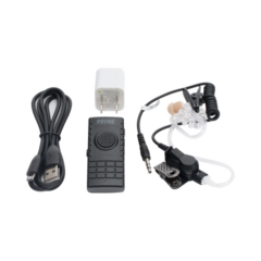 PRYME PTT inalámbrico Bluetooth con tubo acústico para radios Kenwood Serie NX5000/3000 BTH300MAXKIT2