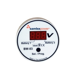 SAMLEX Monitor de Baterias Entrada: 6-31 Vcc con display MOD: BW-03