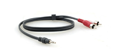 KRAMER C-A35M/2RAM-3 Cable 3.5mm a 2 RCA Separados