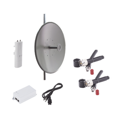 MIMOSA NETWORKS Kit de radio C5C con antena HDDA-5W-29-DP2 de 29 dBi , Frecuencia (4.9-5.9 GHz), incluye jumper, PoE y cable de alimentación, ideal para distancias de hasta 30 km MOD: C5CHHD29KIT