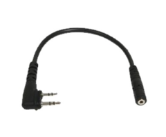 Cable adaptador para radios IP100H con accesorios de audio HS94, HS95 con función Vox | OPC-2006LS