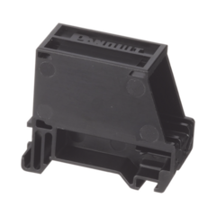 PANDUIT Adaptador de 1 Puerto, Para Conectores Tipo Mini-Com, Montaje en Riel Din Estándar de 35mm, Color Negro MOD: CADIN1BL