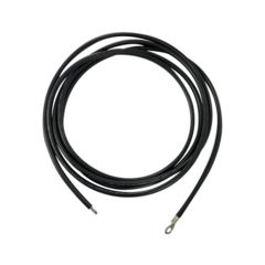 EPCOM POWERLINE Cable para Controlador, 3.0 m, Negro, Calibre 8 AWG con Terminal de Ojo en un Extremo MOD: CBL-8AWG-3BLK