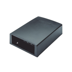 PANDUIT Caja de Montaje en Superficie, Con Accesorio para Resguardo de Fibra Óptica, Para 12 Módulos Mini-Com, Color Negro MOD: CBXF12BL-AY