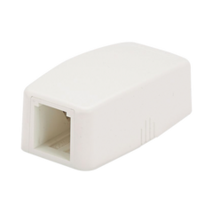 PANDUIT Caja de Montaje en Superficie, Para 1 Módulo Mini-Com, Color Blanco Mate MOD: CBXQ1IW-A