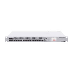 MIKROTIK () Cloud Core Router, CPU 36 Núcleos, 12 puertos Gigabit Ethernet, 4 puertos SFP y 8 GB Memoria CCR1036-12G-4S-EM