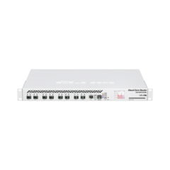 MIKROTIK CloudCore Router, CPU 72 Núcleos , 1 Puerto Gigabit Ethernet, 8 Puertos SFP/SFP+, 16 GB Memoria MOD: CCR1072-1G-8S+