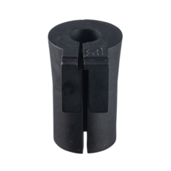 PANDUIT Pasacable Grommet de Entrada de Cable Terminado, Sencillo y Pequeño, 0.24"-0.28", Color Negro. Paquete de 12 Piezas CEG-06X1
