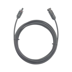 EPCOM POWERLINE Cable Fotovoltaico / 1 metro / Color Negro / Calibre 10 AWG / Terminal MC4-Macho y Hembra en ambos extremos CFMC41MBLK