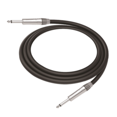 COSMICONN Cable de Audio | Plug 1/4 in a Plug 1/4 in Mono | Carcasa Cromada | Conectores Seetronic | Ideal para Instrumentos | Longitud 3m CGT-PM-PM-L-3M