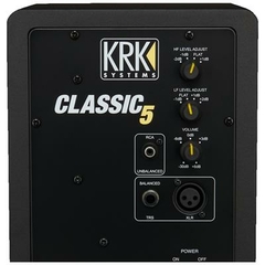 CL5G3-NA KRK Monitor de Estudio Biamplificado - Classic 5 para Grabación con Campo Cercano - Potente y Claro, Ideal para Mezclas en Estudio