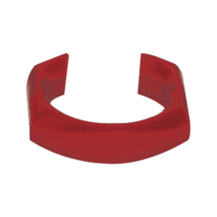 SIEMON Clip de identificación para Patch Cord Siemon, Color Rojo, Bolsa con 25 piezas MOD: CLIP-03