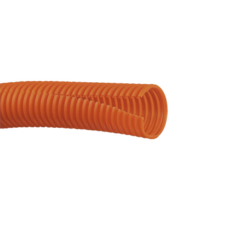 PANDUIT Tubo Corrugado Abierto para Protección de Cables, 1in (25.4 mm) de Diámetro, 30.5 m de Largo, Color Naranja CLT100F-C3