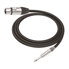 COSMICONN Cable de Audio | XLR 3 Polos Hembra a Plug 1/4 in mono | Conector Seetronic Serie M SCMF3 - MP2X | Longitud 3m CMC-MF3-PM-L-3M