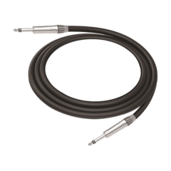 COSMICONN Cable de Audio | Plug 1/4 in a Plug 1/4 in Stereo | Carcasa Cromada | Conectores Seetronic | Longitud 3m CMC-PS-PS-L-3M