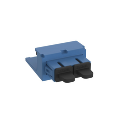 PANDUIT Módulo Acoplador SC Duplex, para Fibra Óptica Monomodo OS1/OS2, Tipo Mini-Com, Color Azul MOD: CMDBUSCZBU
