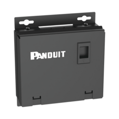 PANDUIT Punto de Consolidación de 6 Puertos Mini-Com, Instalación en Piso, Pared o Techo, Fabricado en Acero, Color Negro MOD: CPB6BL