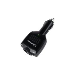 CYBERPOWER Cargador USB Portátil Vehicular, Para Viaje, Con 2 puertos USB 2.1 Amp y 1 Salida 12 Vcc de Encendedor MOD: CPTDC2U1DCRC1