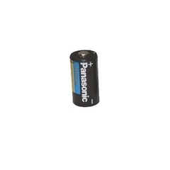 PANASONIC Batería de litio PANASONIC / 3 Vcc /1,550 mAh / Aplicación en transmisores de alarma inalámbricos MOD: CR123AP