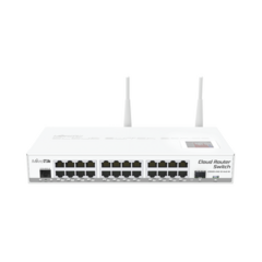 MIKROTIK Cloud Router Switch CRS125-24G-1S-2HnD-IN 24 Puertos Gigabit Ethernet, 1 Puerto SFP, 802.11b/g/n, Para escritorio CRS125-24G-1S-2HND-IN