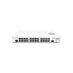 MIKROTIK Cloud Router Switch 24 Puertos Gigabit Ethernet y 1 Puerto SFP, para Escritorio CRS125-24G-1S-IN