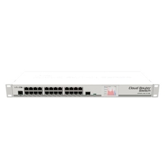 MIKROTIK Cloud Router Switch 24 Puertos Gigabit Ethernet y 1 Puerto SFP CRS125-24G-1S-RM