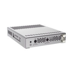 MIKROTIK () Switch administrable Sistema Operativo Dual, puerto 1G Rj45, 4 puertos 10G SFP+ para Escritorio MOD: CRS305-1G-4S+IN