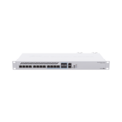 MIKROTIK () Cloud Router Switch 8 Puertos 10G RJ45, 4 compartidos RJ45/SFP+ MOD: CRS312-4C+8XG-RM