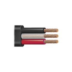 VIAKON Cable trifásico plano para bomba sumergible 3 X 10 AWG Venta / metro. MOD: CS11