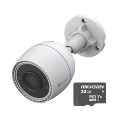 EZVIZ Kit de Camara WiFi y Memoria MicroSD, Incluye 1 Pieza CS-C3TN y 1 Pieza HS-TF-L2/32G/P / Detección de Movimiento / Notificación Push / micrófono integrado MOD: CS-C3TN/KM