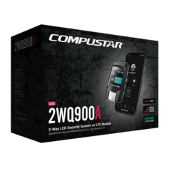 COMPUSTAR (MONITOREO en APP) Kit de Alarma Vehicular Profesional de 2 vías y control LCD con modulo CM2500 Incluye GPS X1-MAX LTE MOD: CSX2WQ900A