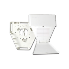SIEMON Salida Multiusuario de Telecomunicaciones (MUTOA), con tornillos de montaje y cinta adhesiva, acepta 6 acopladores CT, color blanco MOD: CT-MMO-02