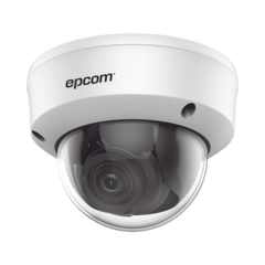 EPCOM Domo TURBOHD 4 Megapixel / IP66 / IK10 / Lente Varifocal 2.8 mm a 12 mm / 40 mts IR EXIR / METAL / 4 Tecnologías / dWDR MOD: D40-TURBO-VW