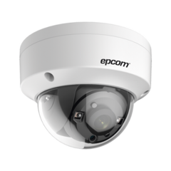 EPCOM PROFESSIONAL Domo TURBOHD 4K (8 Megapixel) / Gran Angular 102º / Lente 2.8 mm / Exterior IP67 / IK10 / IR EXIR 30 metros / TVI-AHD-CVI-CVBS / dWDR MOD: D4K-TURBO