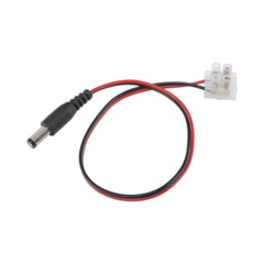 EPCOM POWERLINE Cable de Alimentación con Conector Macho a Bloque de Terminal Atornillable / Calibre 18 AWG / Longitud 28.5 cm / Ideal para alimentacion de Cámaras. MOD: DC-CORD1