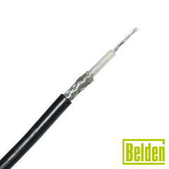 BELDEN Cable RG58AU con blindaje de malla de cobre estañada 95%, aislante de polietileno. 8259/1000