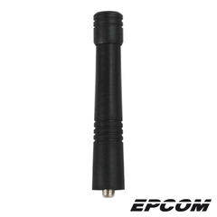 EPCOM Antena UHF Helicoidal Recortada, 450-470 MHz, Versión Mejorada para Radios Portátiles Motorola y Kenwood TK-340/ 350/ 360/ 370 de Conector Rosca tipo Monopolo. MOD: EPC-450RV2