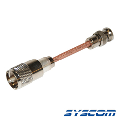 EPCOM INDUSTRIAL Cable RG142, con conectores BNC Macho /UHF (PL-259) Macho. MOD: SBNC-142-UHF-10