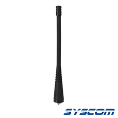 SYSCOM Antena Portátil Helicoidal UHF 450-470 MHz. (Antena Genérica SYSCOM para Radios KENWOOD). MOD: SKRA15M