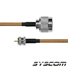 EPCOM INDUSTRIAL Cable RG142, con conectores N Macho / MINI UHF Macho. MOD: SN-142-MIN-30