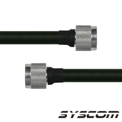 EPCOM INDUSTRIAL Cable Coaxial RG-214/U de 110 cm, en 50 Ohm, 0.425", CD-4 GHz, con Conectores N Macho a N Macho. MOD: SN-214-N-110