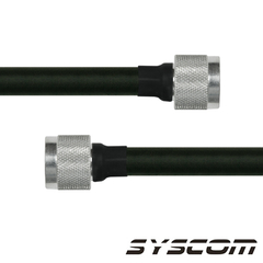 EPCOM INDUSTRIAL Cable RF400, con conductores N Macho en ambos extremos. MOD: SN-400-N-1000