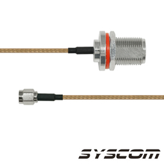 EPCOM INDUSTRIAL Cable RG316, con conectores N HEMBRA/SMA. MOD: SNH-316-SMA-60