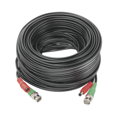 EPCOM POWERLINE Cable coaxial ( BNC RG59 ) + Alimentación / SIAMÉS / 20 Metros / Aleación Cobre + Aluminio CCA / Para Cámaras 4K / Uso interior y exterior DIY-20M-4K